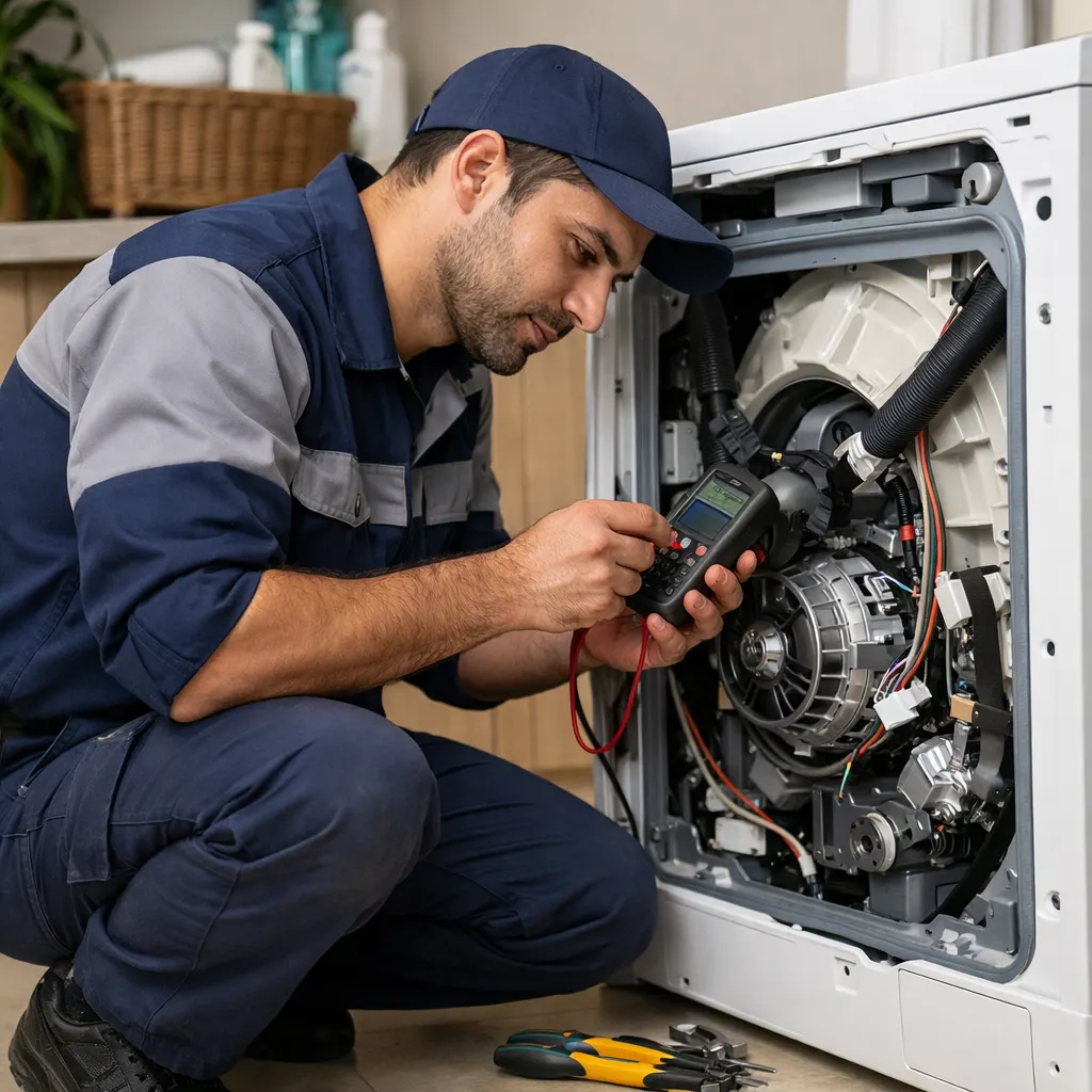 تعمیر فوری لباسشویی اسنوا در منزل؛ راه حل مشکلات رایج بدون دردسر